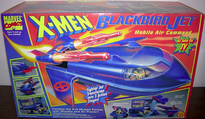 Blackbird XMen Toy Biz makes their second appearance on the list of 